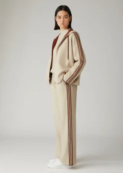 Shop The Suitcase Stripe Trousers Woman Knitwear