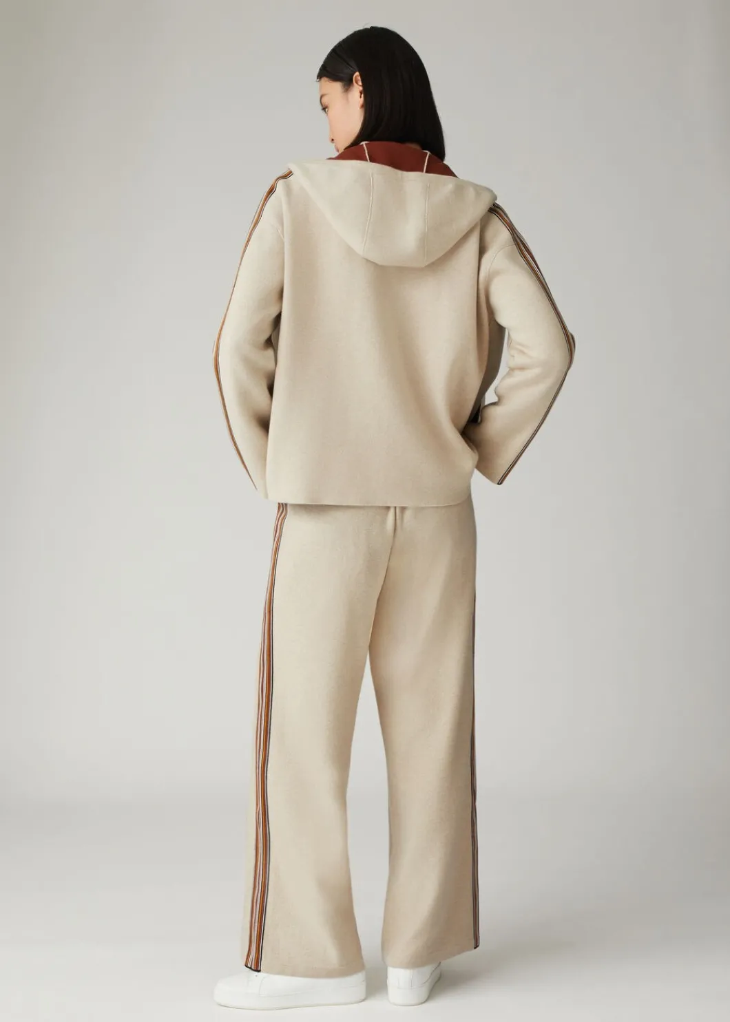 Shop The Suitcase Stripe Trousers Woman Knitwear