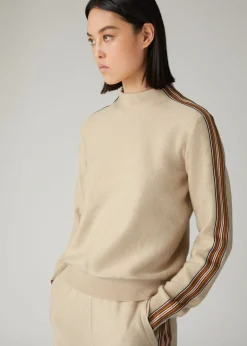 Best Sale The Suitcase Stripe Turtleneck Woman Knitwear