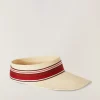 Shop The Suitcase Stripe Visor Woman Hats