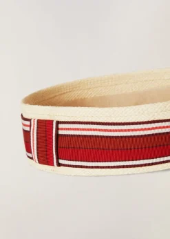 Shop The Suitcase Stripe Visor Woman Hats