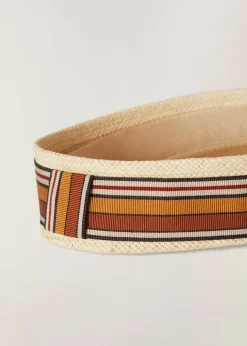 Online The Suitcase Stripe Visor Woman Hats