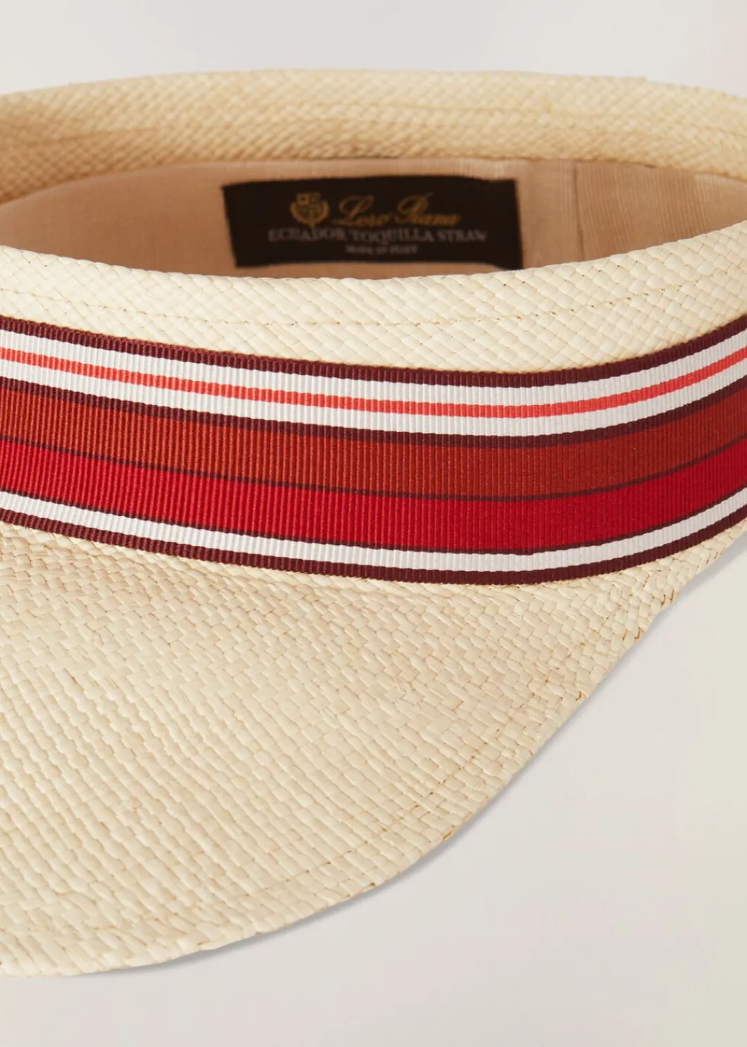 Shop The Suitcase Stripe Visor Woman Hats
