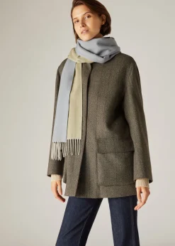 Sale Two-Tone Scarf Woman Scarves