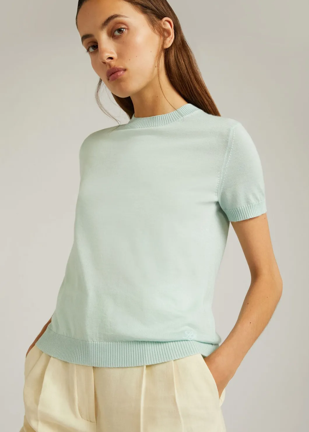 Flash Sale Val D'Orcia Crew Neck Woman Top And T-Shirts