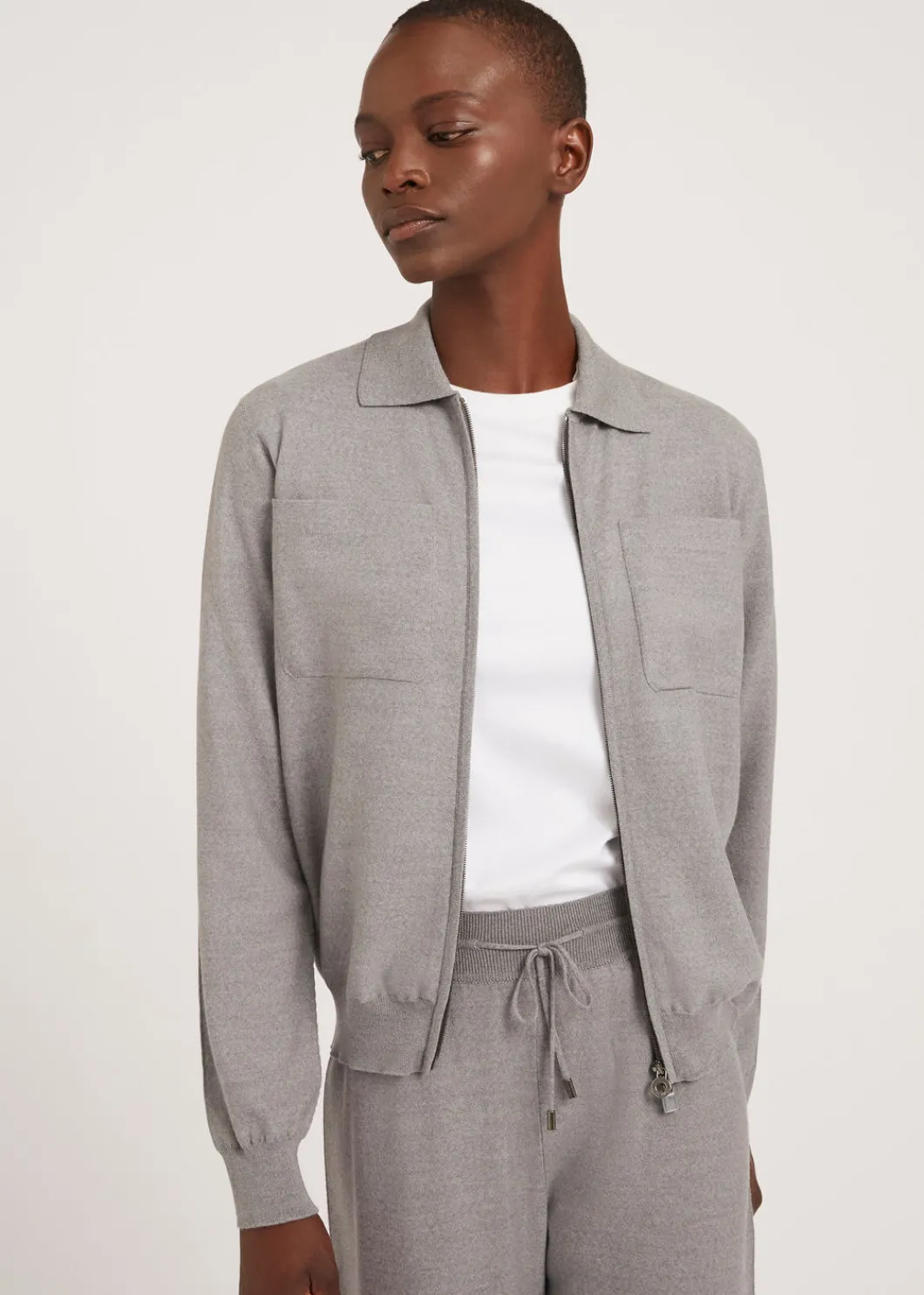 Fashion Valsesia Bomber Jacket Woman Knitwear