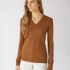 Best Vicuna 19 V-Neck Sweater Woman Knitwear
