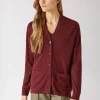 Shop Vicuna Cardigan Woman Knitwear