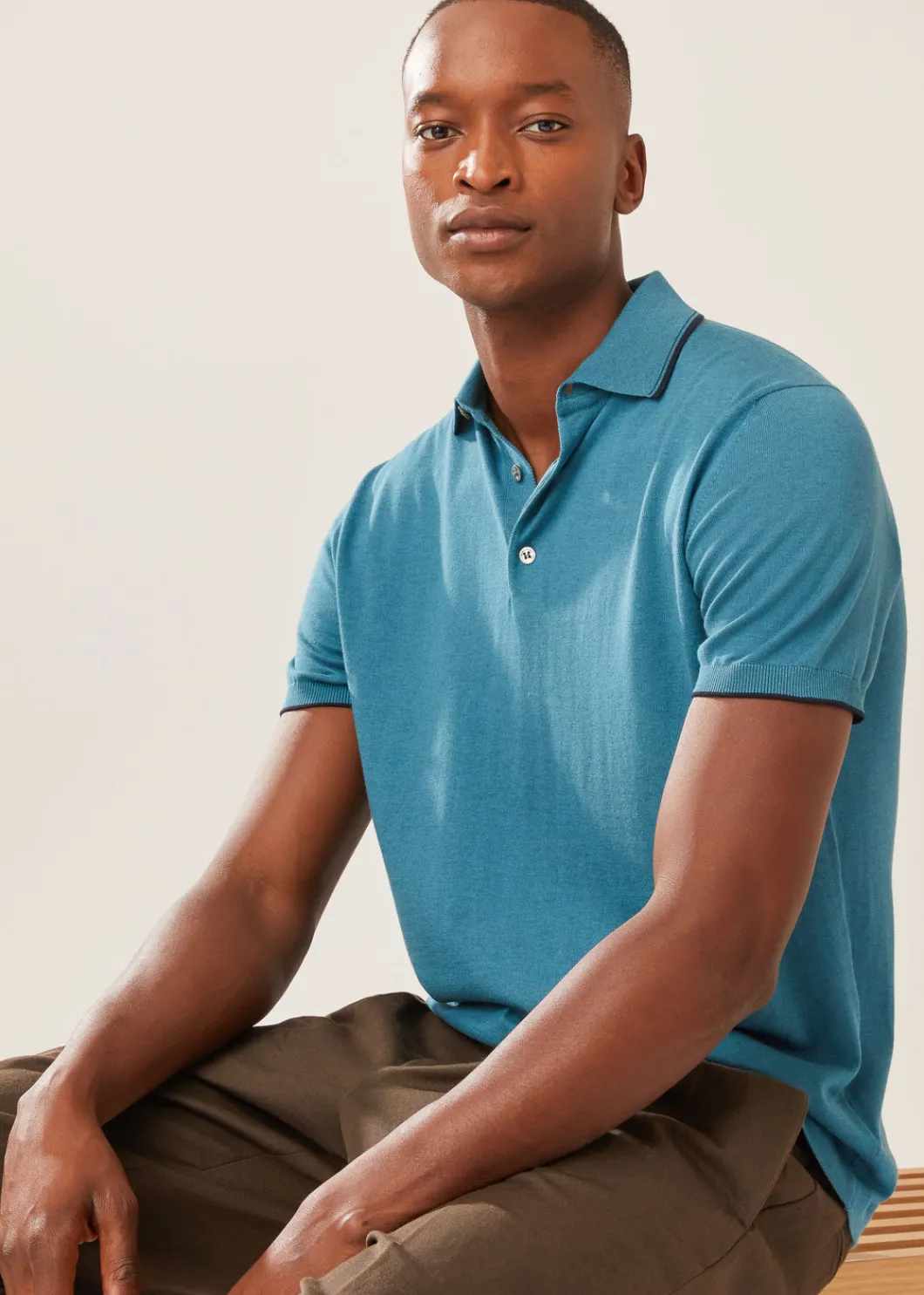 Cheap Vicuna Polo Shirt Man Knitwear