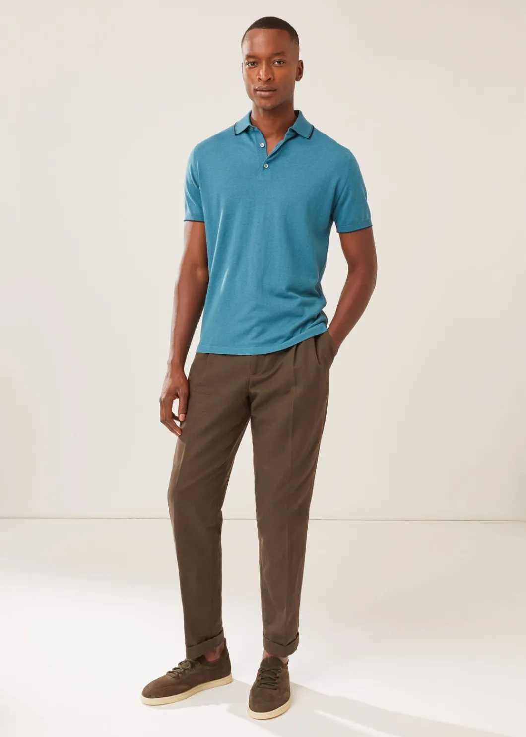 Cheap Vicuna Polo Shirt Man Knitwear