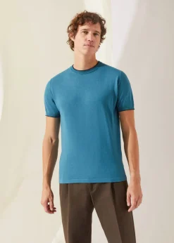 Sale Vicuna Sea Island Crew Neck Man Knitwear
