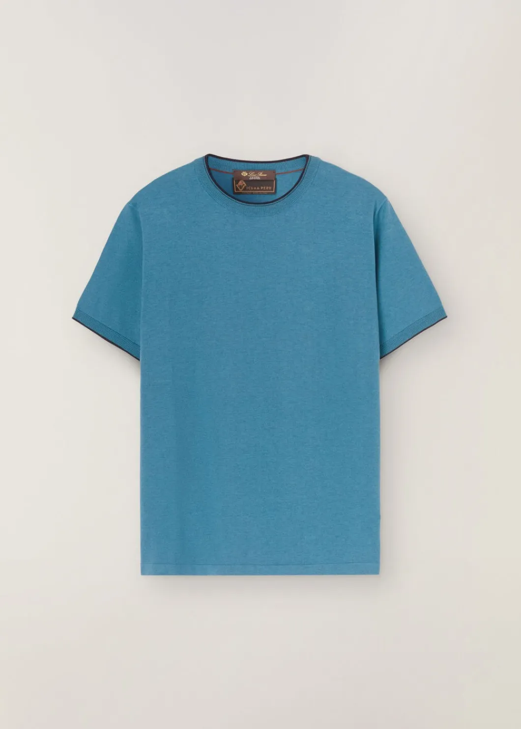 Sale Vicuna Sea Island Crew Neck Man Knitwear