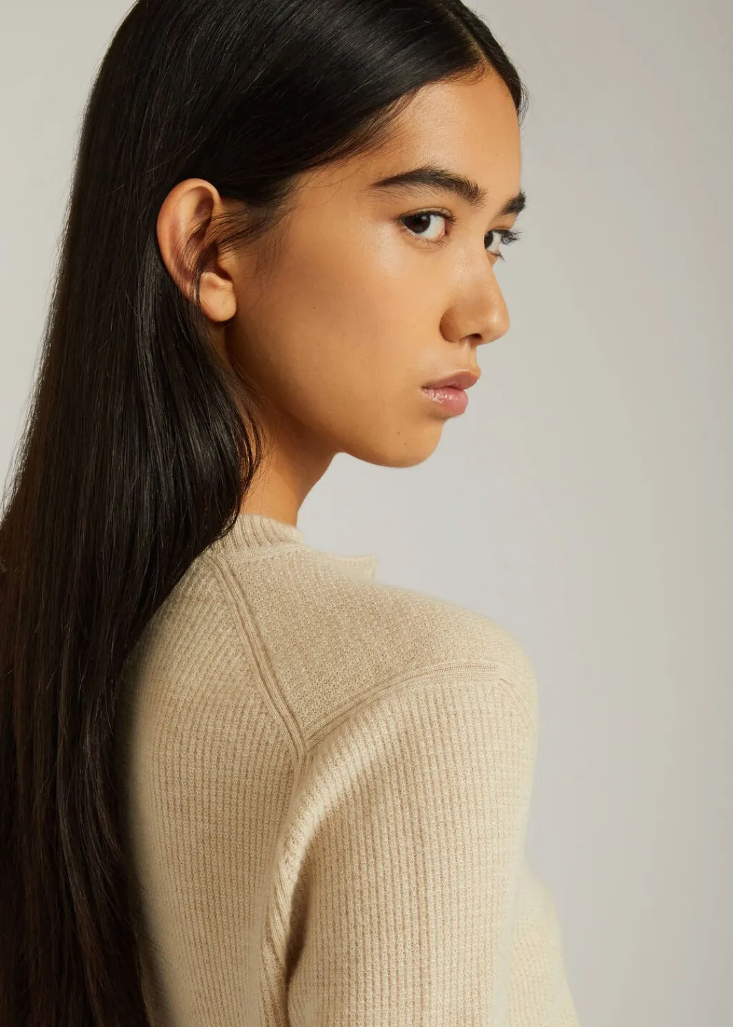 Fashion Vinci Henley Jumper Woman Knitwear